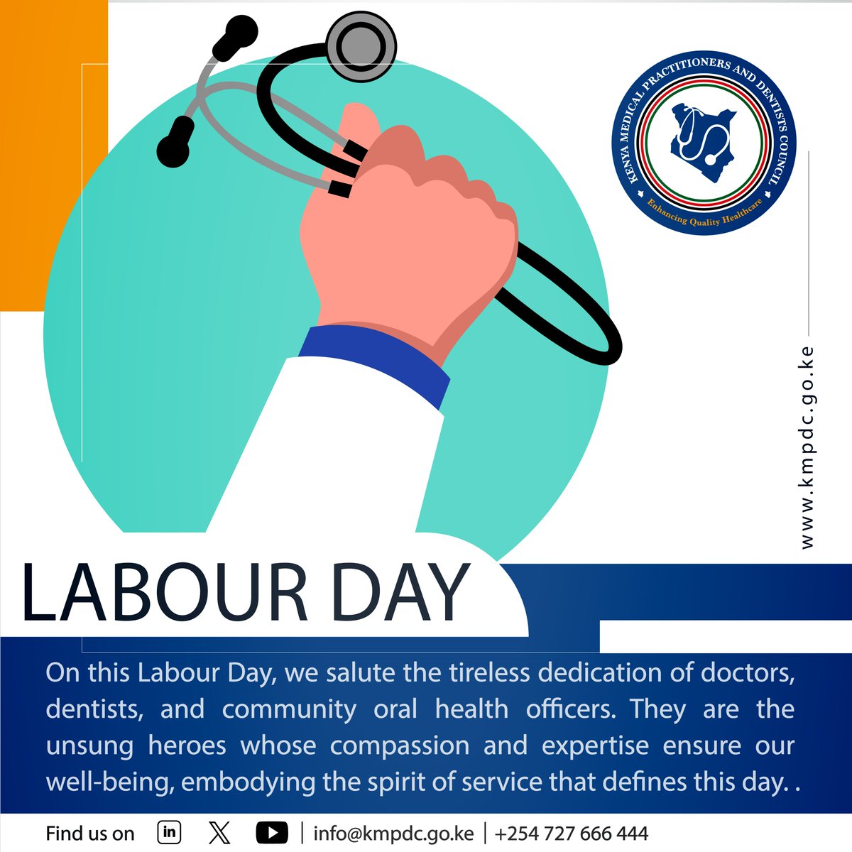 On this Labor Day, we salute the tireless dedication of doctors, dentists, and community oral health officers. They are the unsung heroes whose compassion and expertise ensure our well-being, embodying the spirit of service that defines this day. Thank you for your invaluable