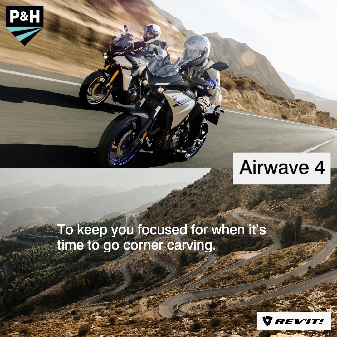 Introducing the new range from @REVIT.  Airwave 4 is the latest offering for functional, ventilated and fun riding.  Speak to the clothing team for more information #motorcyclelife #motorcycleclothing #newrange #westsussex