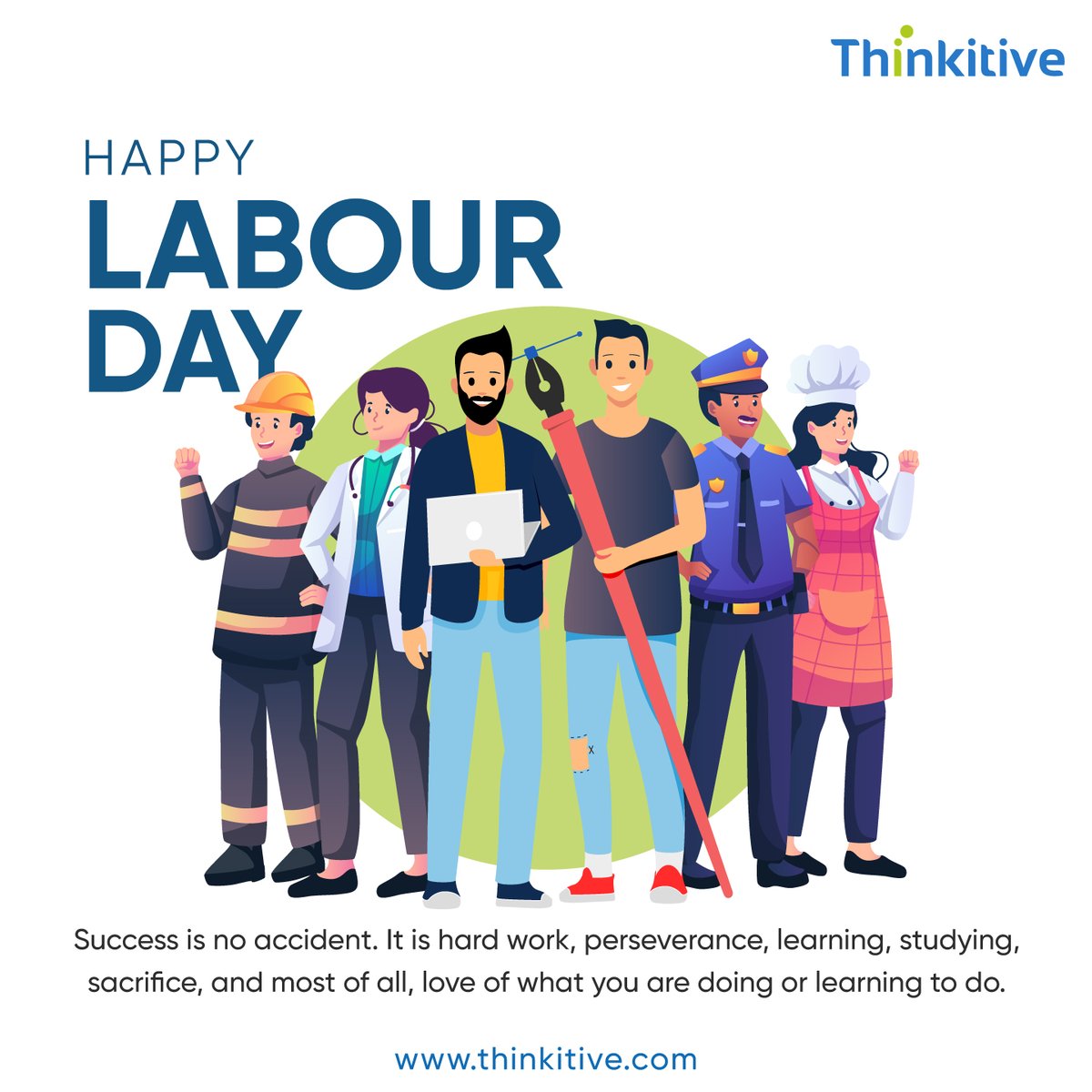 ⚙️From factory floors to office desks, let's recognize the global workforce's invaluable contributions that is shaping our future! 💪

Thinkitive Wishes Everyone a Very Happy International Labour Day!

#Thinkheads #LabourDay2024 #TeamWork #WorkersDay #HappyLabourDay #MayDay2024