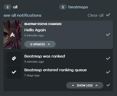 ranked after remap again (and again).
thx Garden, dahkjdas and Sanayui for guest difficulty, Muchin and Vararaup for nom and <a href="/kenneth19972002/">KennethBBG</a> for mod.
osu.ppy.sh/beatmapsets/19…