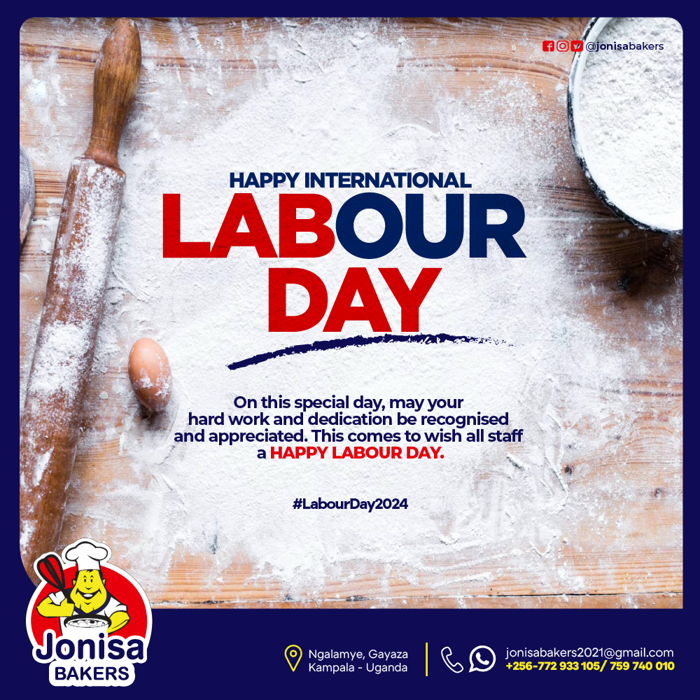 Dear @jonisabakers staff, we appreciate the hard work and dedication you display each and  everyday.. and today, we would like to appreciate & recognize you.  Well done! Wishing you a #happylabour2024.

#Namboole #Sharon #AgnesNandutu #AnitaAmong #LakeVictoria #Nyash #Kasoa.