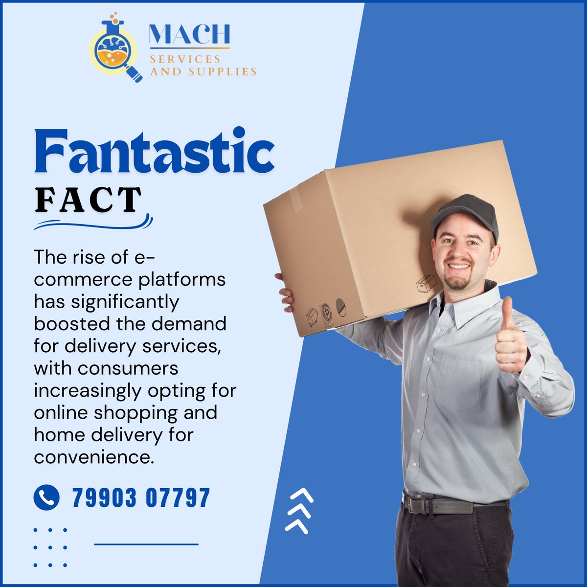 Fantastic Fact about Delivery Services.
.
.
#delivery #machservicesandsupplies #machservices #deliveryservice #style #love #instagood #like #photography #motivation #motivationalquotes #inspiration #surat #suratcity #suratfood #suratphotoclub #sunofcitysurat #sürat #wearehiring