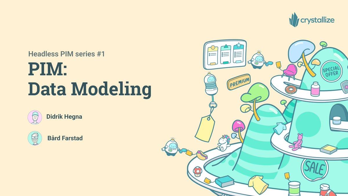 ▶️Livestream: 05/02/2024, at 3:00 PM CET! Headless PIM month with @CrystallizeAPI Join @dshegna and @bardfarstad for the kickoff of our Headless PIM livestream series as they delve into the essential topic of data modeling. 👍Subscribe + hit 🔔Notify youtube.com/watch?v=Lr1uaR……