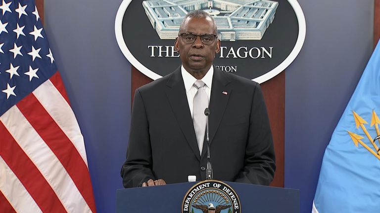 📝🇺🇸#US #Austin 🇵🇸#Rafah #Gaza 🇮🇱#Israel : The US Secretary of Defense says that Washington will oppose the storming of Rafah without a plan that protects civilians US Secretary of Defense Lloyd Austin expressed concern about Israel's lack of plans to protect civilians in Rafah.