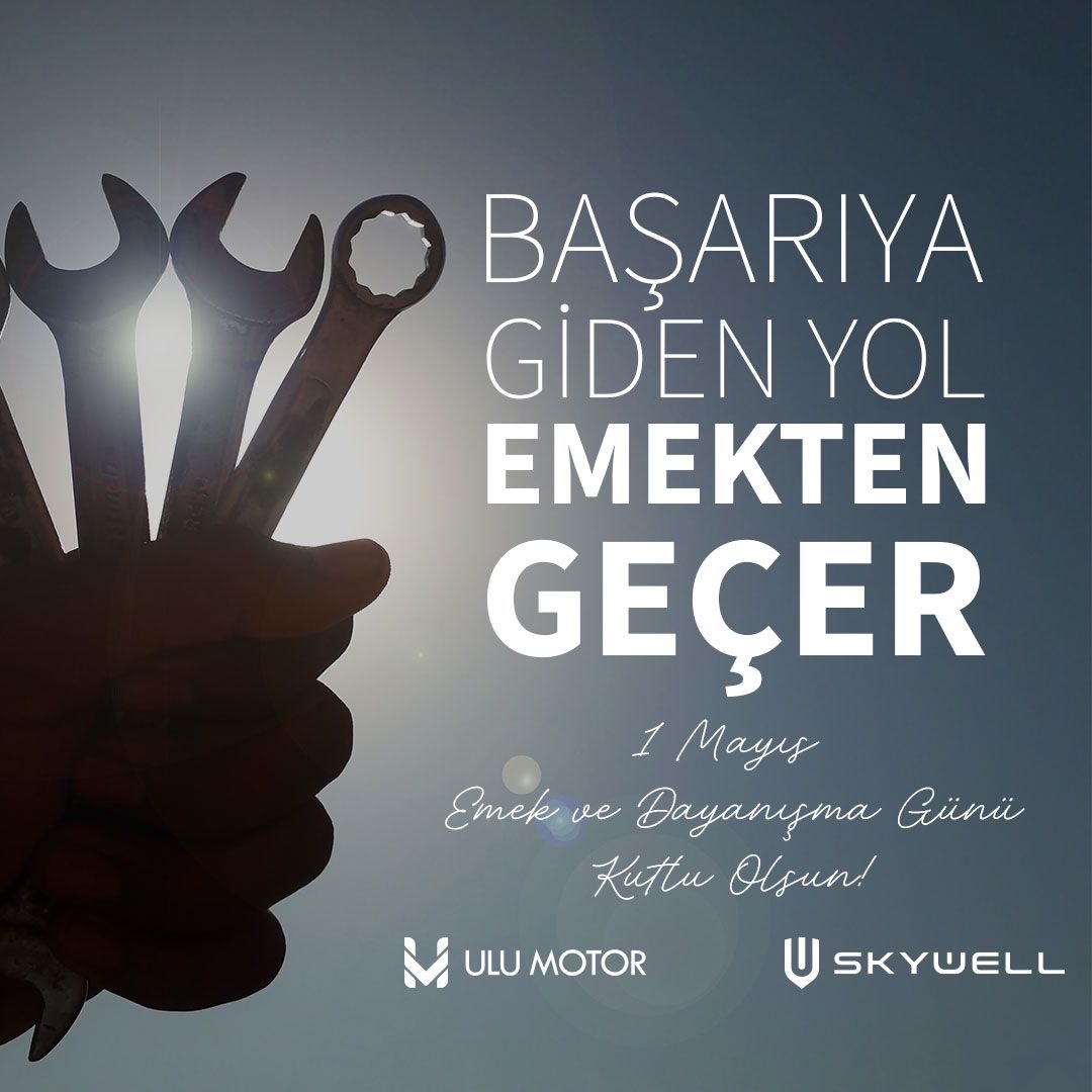 Emek ile dayanışma birleşince yollar kısalır. Çünkü bu birlik bir değer yaratmanın en kısa yoludur!
1 Mayıs Emek ve Dayanışma Günü kutlu olsun.

#skywell #1Mayıs #1mayısemekvedayanışmagünü