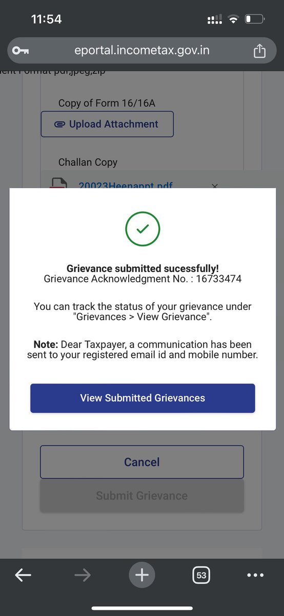 @nsitharaman Pls resolve my grievance as @IncomeTaxIndia has not done for 4 months