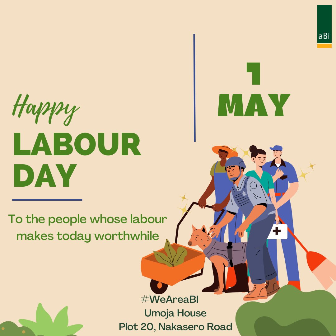 To the people whose labour makes today worthwhile, Happy Labour Day #WeareaBi
