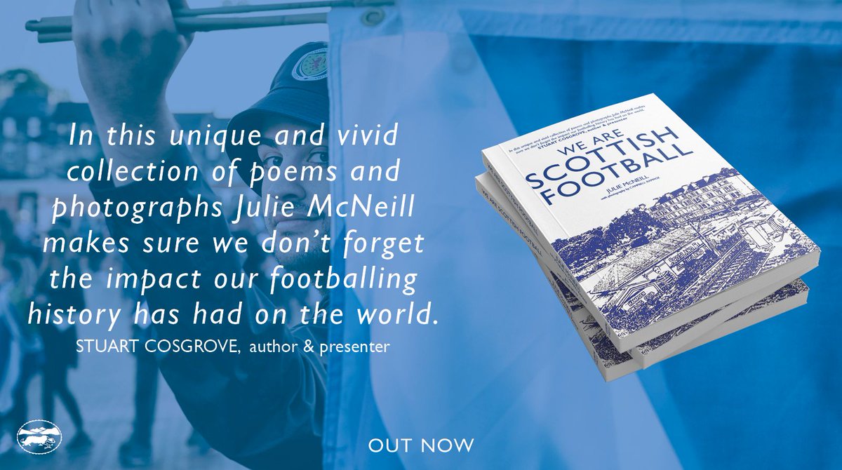 ⚽ NEW RELEASE! ⚽ We are thrilled to share the release of 'We Are Scottish Football' by @JulieMcNeill1 with photography by @CampbellRamage A fantastic poetic journey, complemented by Ramage's photography, 'We Are Scottish Football' is the perfect read for all football fans.