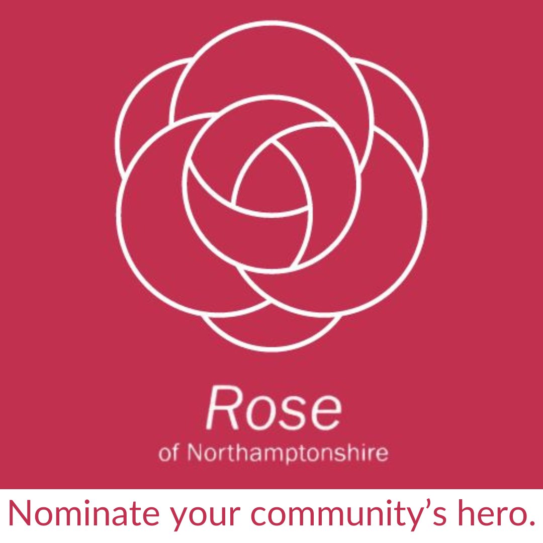 🌹 Nominate a community hero for a Rose of Northamptonshire Award today 🌹 We're thrilled to once again be celebrating our county's unsung heroes, alongside @westnorthants & @NNorthantsC Nominate your community's hero now 👉 bit.ly/RoseNorthampto… #RoseOfNorthamptonshire