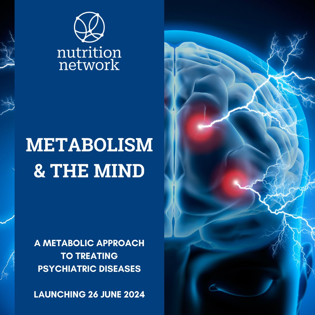 Embark on a transformative journey into the fascinating realm of metabolic psychiatry with our newest training - Metabolism and the Mind. Enroll today and get a 20% discount - bit.ly/3TFa3eF.

#MetabolicPsychiatry #EarlyBirdOffer