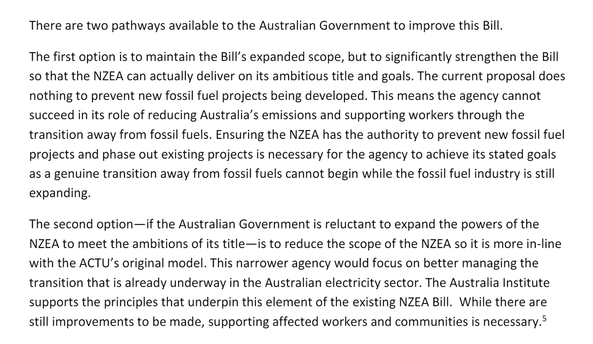 To deliver a low emissions economy, the NZEA legislation would need to change so the Authority can achieve the mandate set for it. Or the Govt could reduce the entire scope of the NZEA so it is only designed to support workers in the transition to a low emissions economy. 🤷 11/