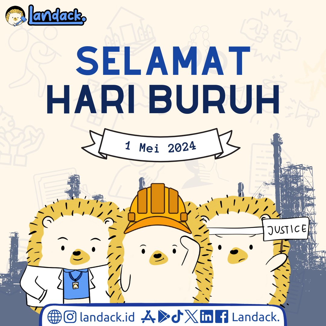 Landackid's tweet photo. Selamat Hari Buruh Internasional! Terima kasih atas kerja keras sobat dalam membangun Indonesia!

#jasahukum #aplikasihukum #buruh #omnibuslaw #outsourcing #indonesia #LaborDay2024 #hukum #laborday #hariburuh #tenagakerja #konsultasihukum #layananhukum #Landack #HariBuruh2024 https://t.co/Pg4CSinRNS