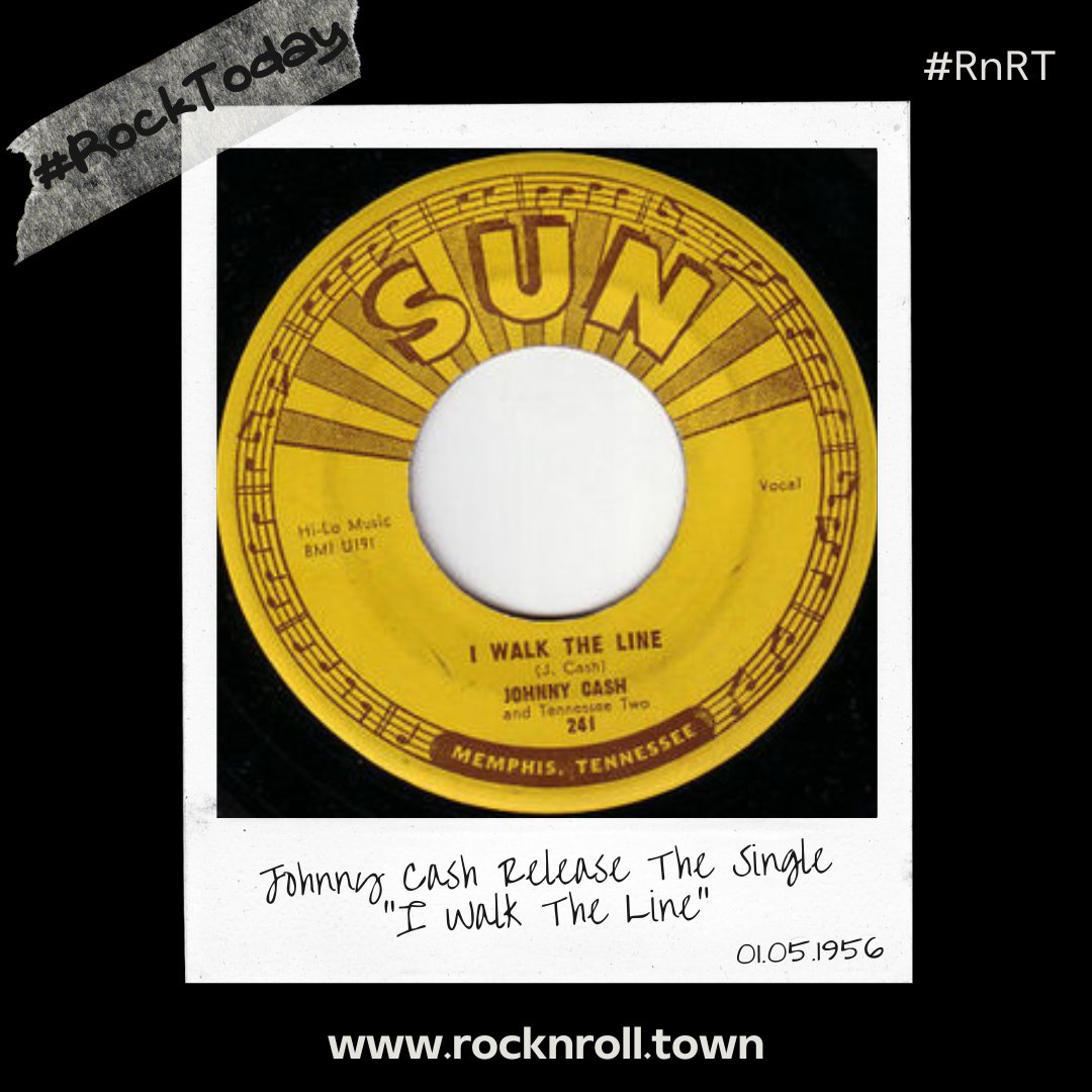 #RockToday
📅 01/05/1956 📅

Ο @JohnnyCash 🎵 κυκλοφορεί το single 'I Walk The Line' 🎶.

#RnRT #RockNRollTown #Towners #JohnnyCash #IWalkTheLine #Single #Release #JohnnyCashFans #Country #Rockabilly #Music #RockSiteGreece #MusicHistory #TodayInRock #TodayInMetal #TodayInMusic