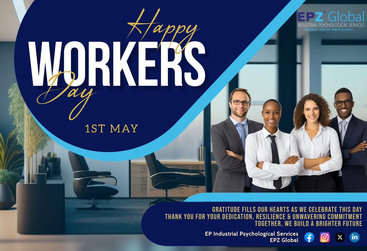 🎉 Happy Workers' Day! 🎉 On this special day, we honor and appreciate the incredible contributions you make. You are the driving forces behind our success. Thank you for your unwavering commitment, dedication, and hard work you do. #WorkersDay #epzglobal #HappyLaborDay