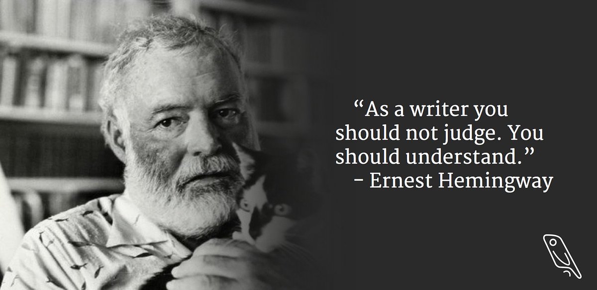 Writer's Inspirational Quote by Ernest Hemingay

#writinglife