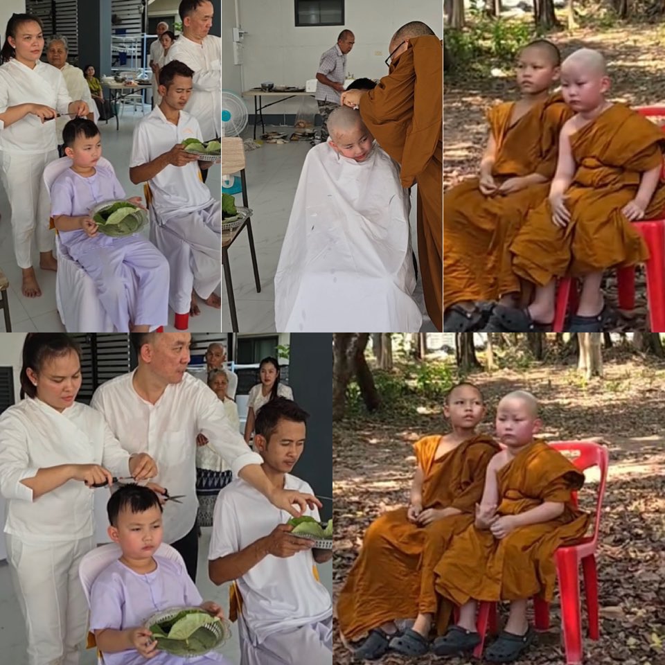 “น้องใบบุญ” เข้าพิธีบวชสามเณรแล้ว ที่วัดใหม่ทองสว่าง จ.อุบลราชธานี เป็นที่เรียบร้อยแล้ว  
🙏🏻 ขออนุโมทนาบุญกับสามเณรใบบุญ มา ณ ที่นี้ครับ
#น้องใบบุญ #สามเณร 
#เณร #โหนกระแส