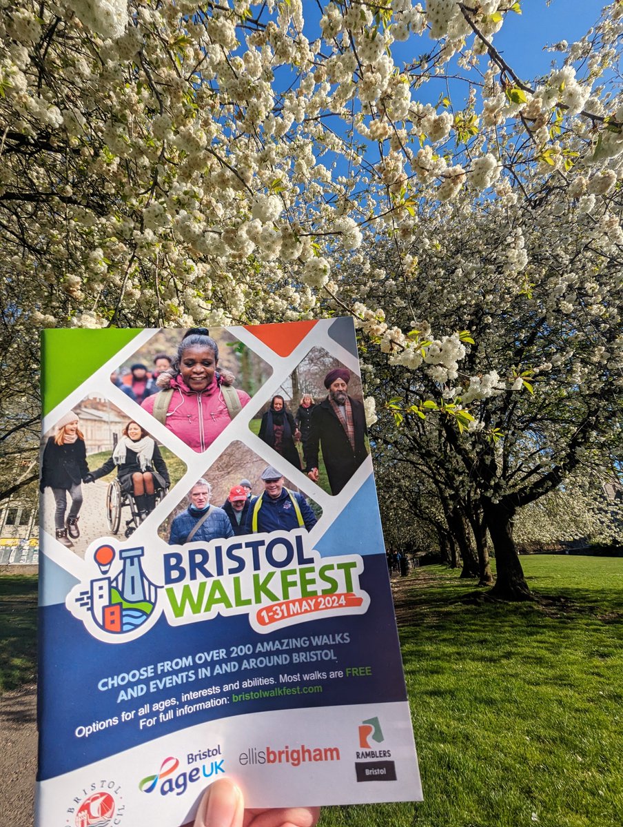 Today's the day! Bristol Walk Fest officially begins 1st May 💚 We can't wait to #WalkWithYouThisMay