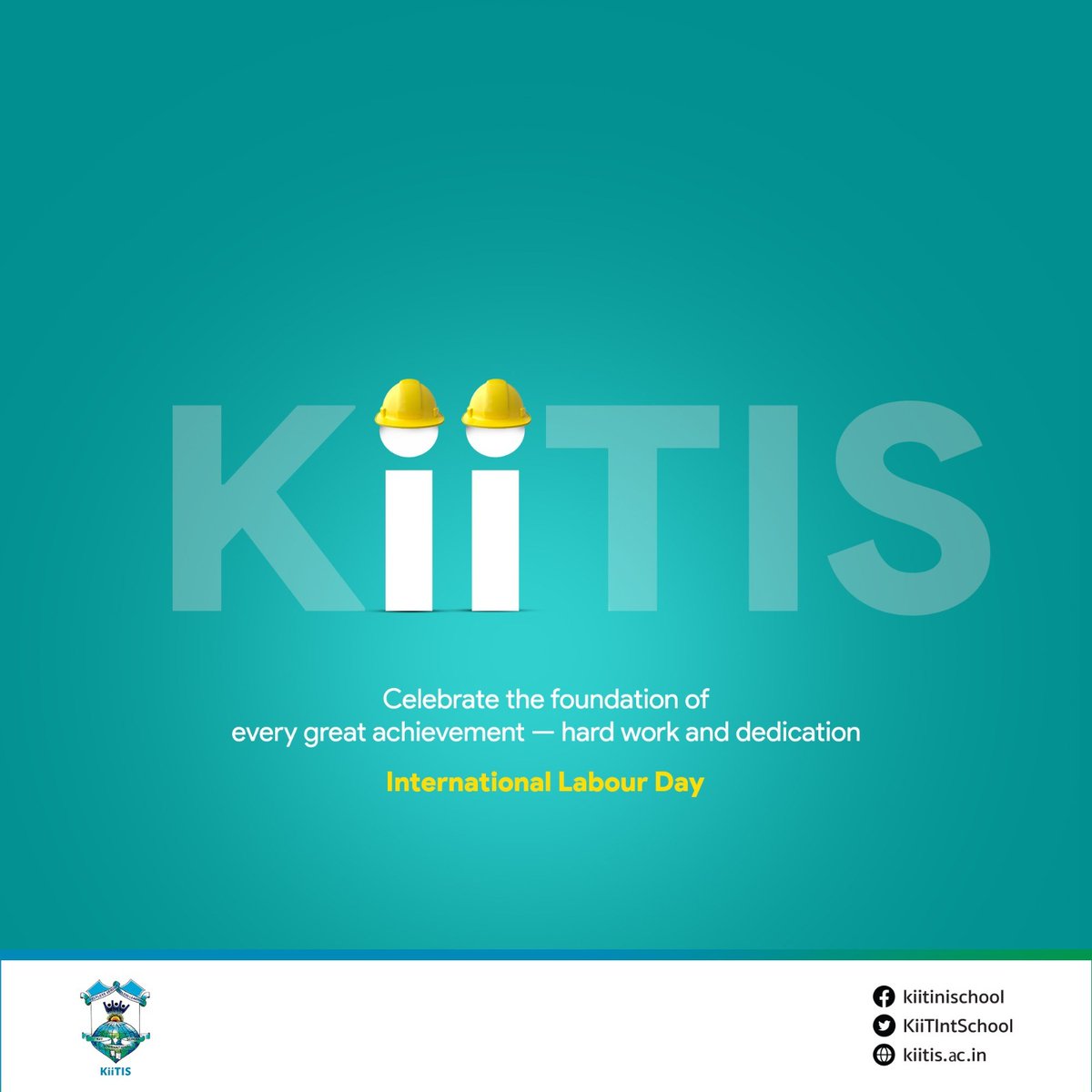 This International Labour Day, we celebrate the hard work and dedication.

Let's honour every worker's contribution today and every day.

#InternationalLabourDay #CelebrateHardWork #KiiTIS #EducationEmpowers