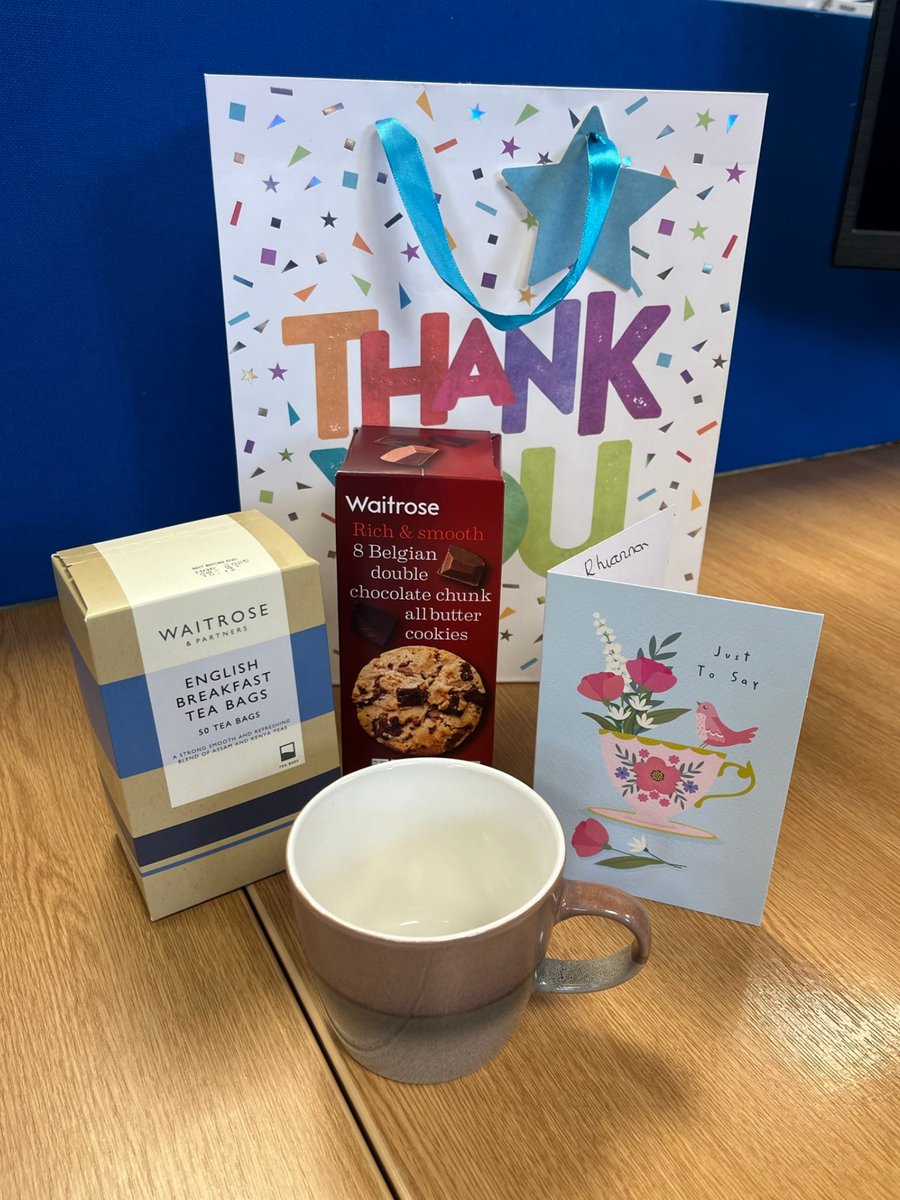 Rhiannon Stevinson in our Wills & Tax Team has received some lovely gifts from a grateful client, including tea, biscuits and a mug ☕ Congrats on a job well done, Rhiannon 😊