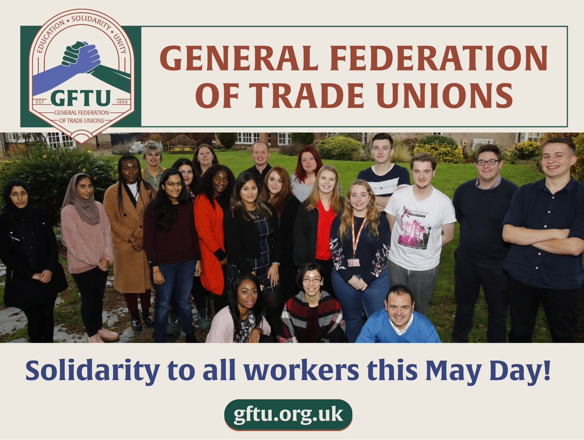 Today marks May Day, commemorating the struggles and gains made by workers. May this day bring you joy, recognition, and the reassurance that your contributions make a difference. ✊ Solidarity to all from GFTU. #MayDay2024 #GFTU #GFTU125