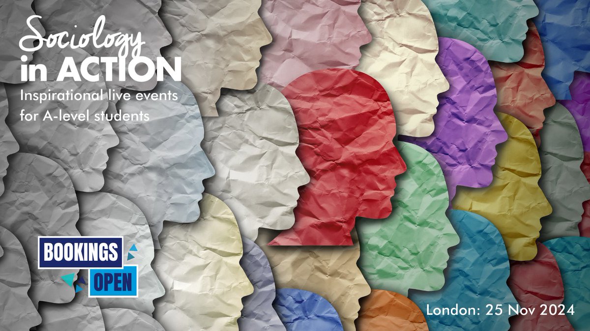 Sociology in Action returns to London this autumn with another exciting opportunity for students to immerse themselves in today's most pressing sociological questions! educationinaction.org.uk/study-days/sub…