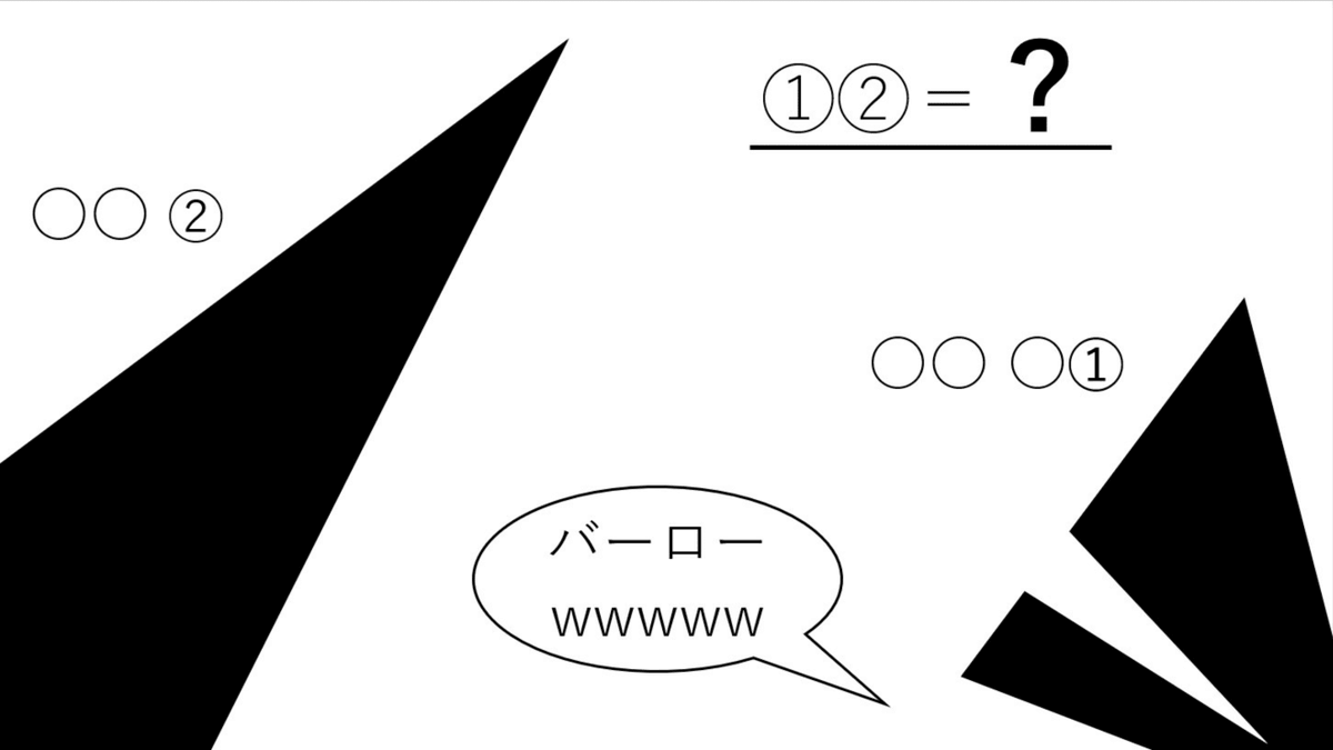 ⇦賢くないクイズ　クソ謎コンペ⇒