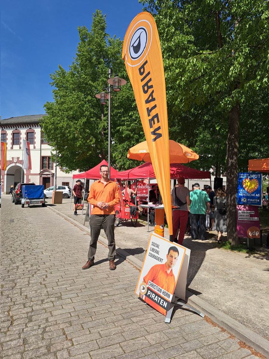Piraten beim 1. Mai in Meiningen