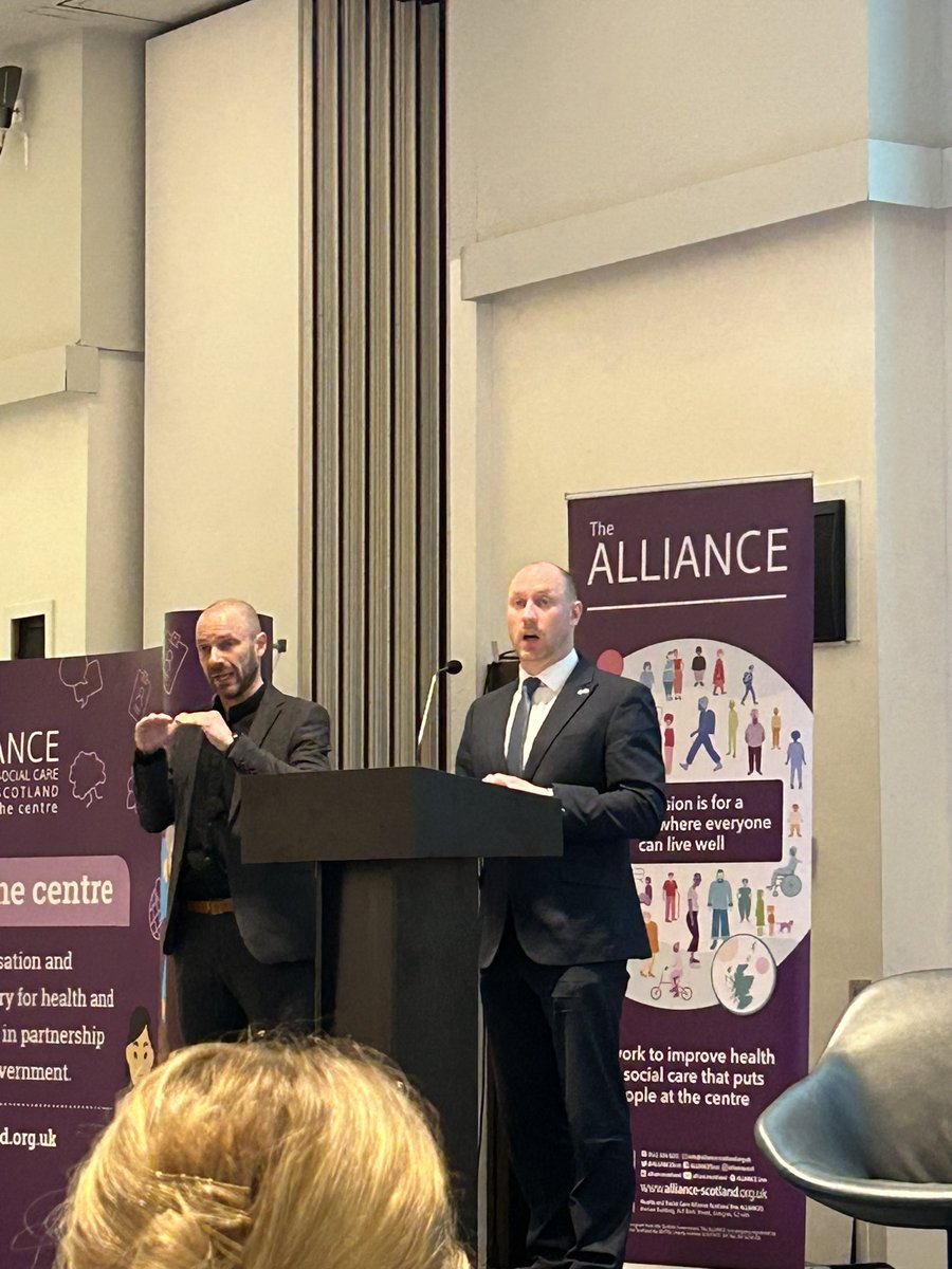 Cabinet Secretary @neilcgray notes the importance of community and third sector organisations to Scotland’s health and care #ALLIANCEConf24