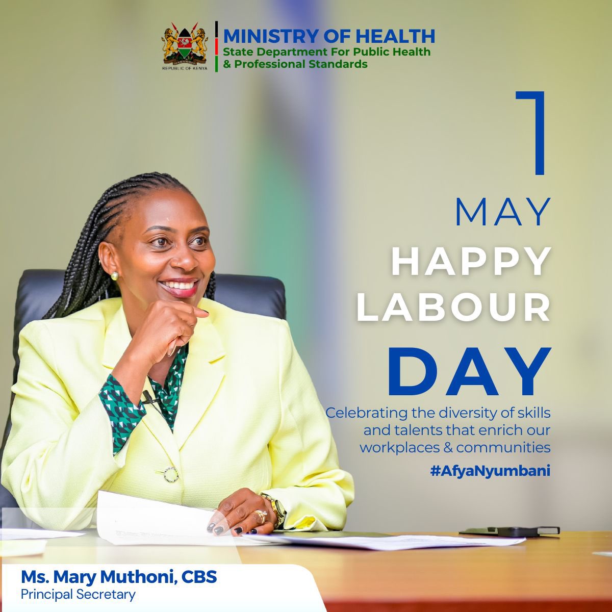 Happy Labor Day to all Kenyans!