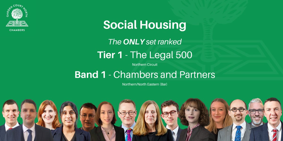 Due to a marked increase in demand, our leading housing team is inviting applications from experienced Housing barristers who share our ethos. Find our more about tenancy at: gcnchambers.co.uk/join/tenancy-g…