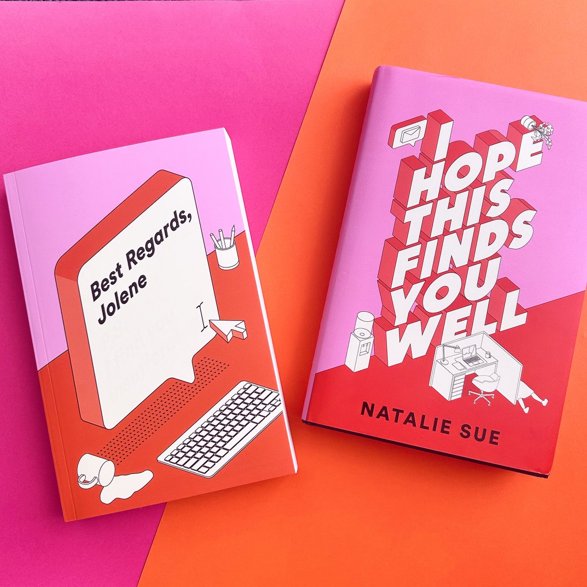 From proof to finished copy...* #IHopeThisFindsYouWell, the hilarious debut that is unbelievably relatable for anyone who has ever worked in an office (if you know, you know) is out this month! Snag a copy here: lnk.to/IHopeThisFinds… *P.S. We are actually OBSESSED