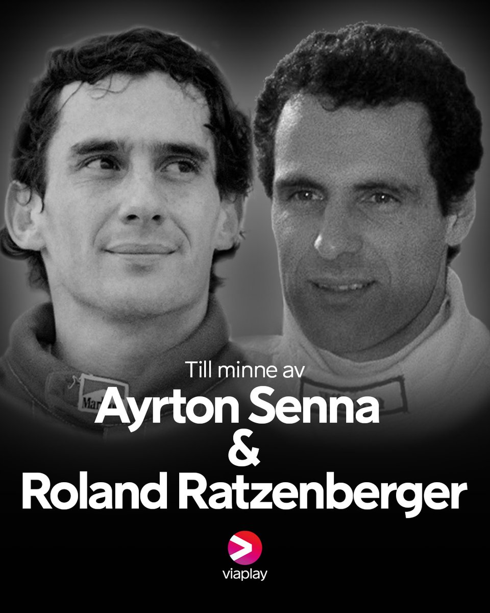 30 år har gått sedan en av de mörkaste helgerna i F1-historien. Idag minns vi österrikiske föraren Roland Ratzenberger och den brasilianska trefaldiga världsmästaren Ayrton Senna, som båda förolyckades under San Marinos GP på Imola 1994. 🖤🥀