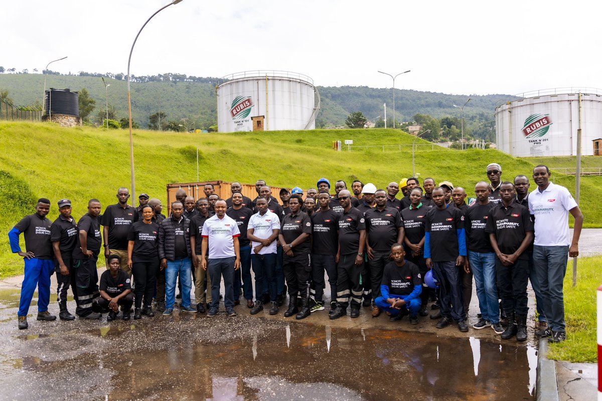 RUBiS staff marked HSE Day with a united commitment to safety. In her speech, our Country Manager  <a href="/KayihuraJeanine/">Jeanine Kayihura</a> shared with us insightful reminders,  reinforcing our pledge to prioritize health, safety, and the environment in all our operations. DO IT SAFELY OR NOT AT ALL.