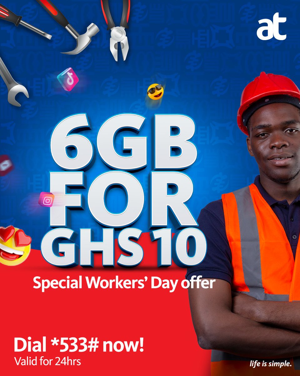 Yes, you won't be going to work today. That's why we have a deal that works waiting for you. Dial *533# now. 
#lifeissimple #AT #DataBundles #simplicityworks