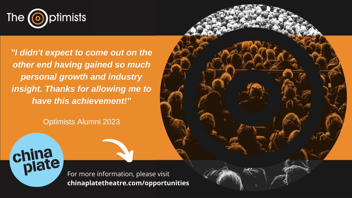 ICYMI: Applications are open for The Optimists 2024! The summer course offers an intro to the craft of producing in a professional context & building professional networks by de-mystifying the financial, administrative & organisational aspects of producing bit.ly/OpportunitiesCP