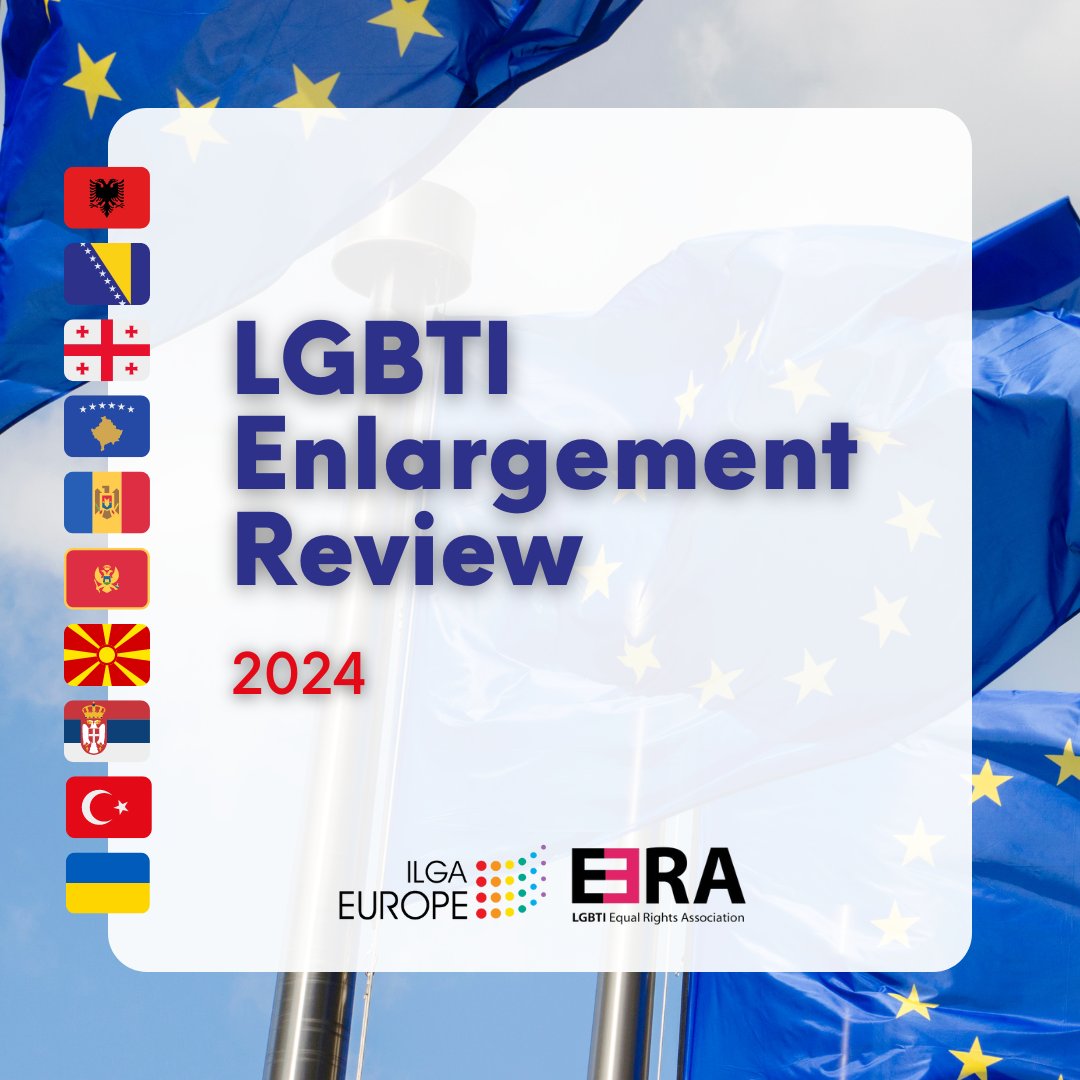 Each year with @lgbtiera & our members, we input to the @EU_Commission’s Enlargement Progress Reports with our review – assessing gaps in legislation and policy for the human rights of LGBTI people in the enlargement countries, and identifying priorities. ilga-europe.org/report/eu-enla…