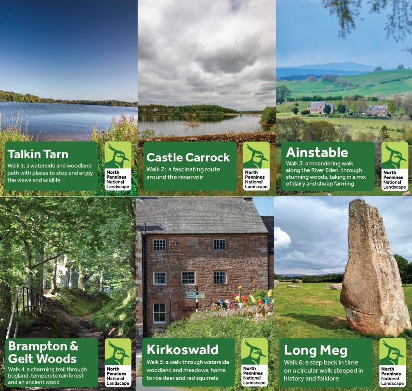 Slow trails in #Cumbria, developed as part of the #FellfootForward scheme, offer routes in the #landscape with the opportunity to learn about the area's #heritage along the way. Find the routes online: northpennines.org.uk/what_we_do/fel… Funded by @HeritageFundNOR #NationalWalkingMonth