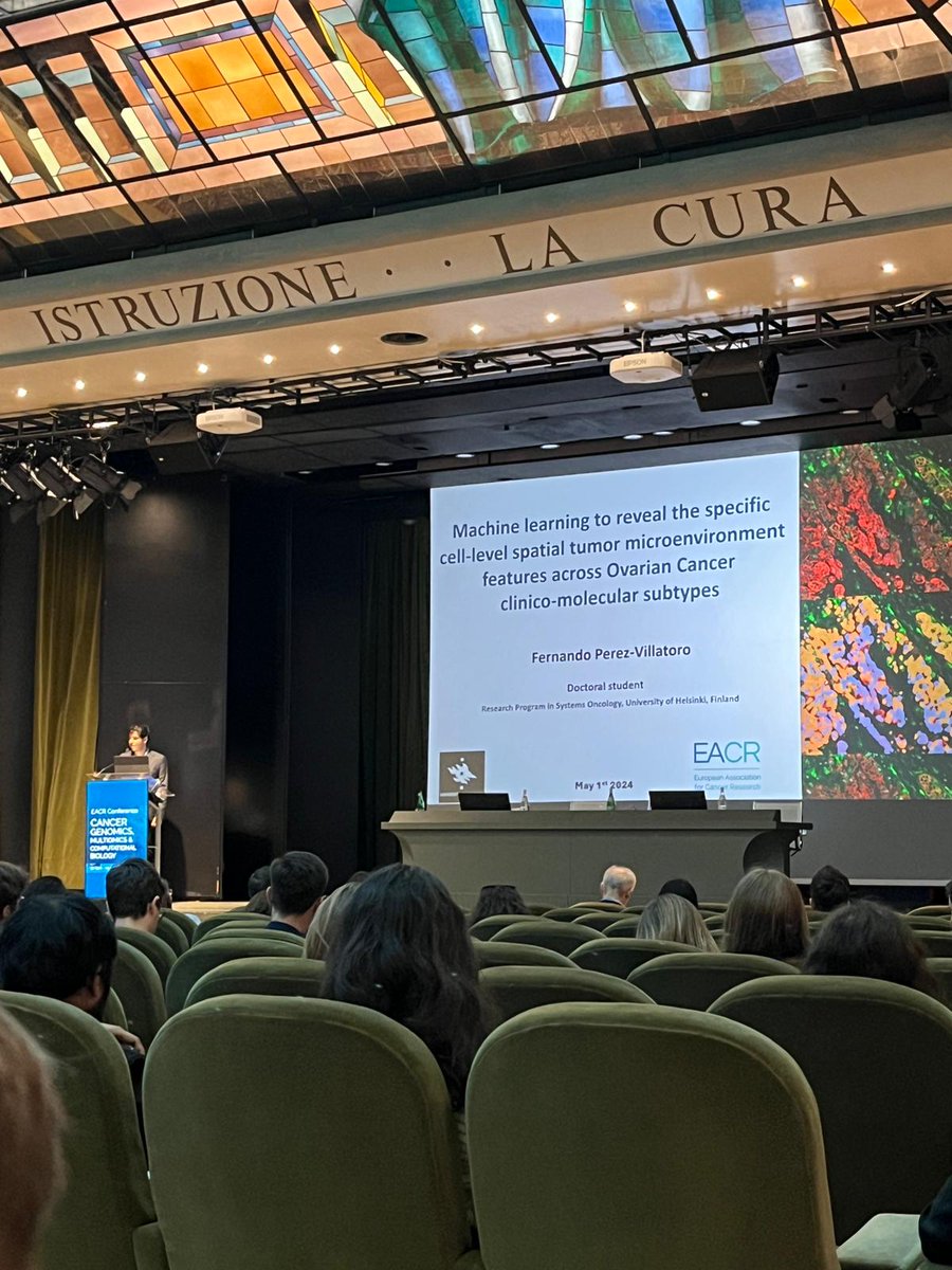 Really honored for the opportunity to present our work at the EACR-Cancer-Multiomics-and-Computational-Biology special conference.
Thanks @EACRnews, our collaborators and to my mentor @afarkkila