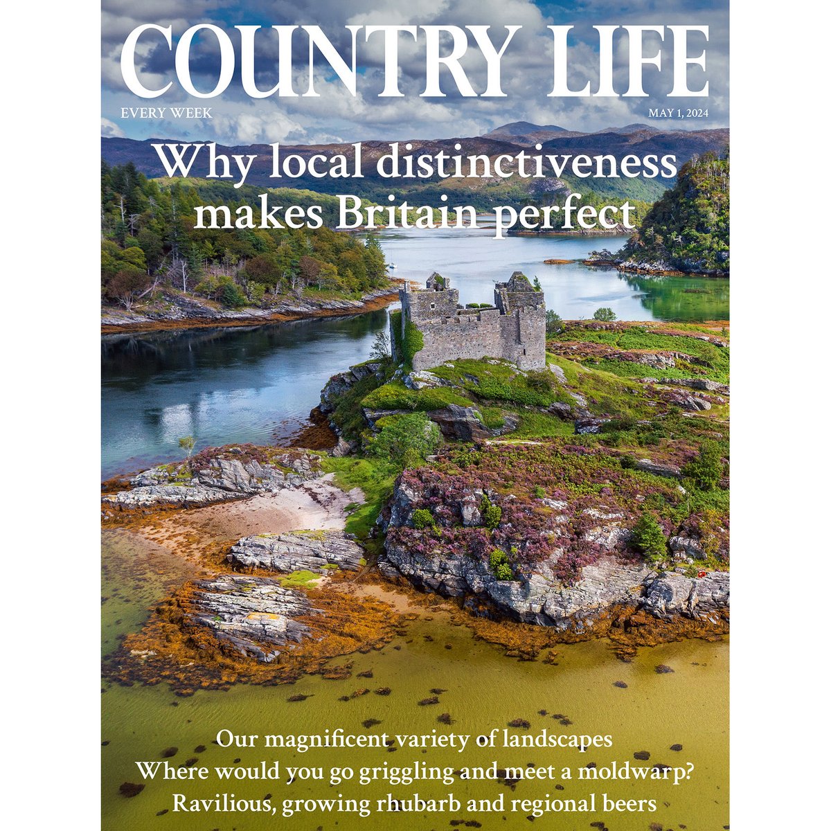 Castle Tioram, on the island of Eilean Tioram in Loch Moidart, features on this week's cover of Country Life, which looks at the extraordinary diversity and distinctiveness to be found across Britain.
📷  by @sebwasek / 4Corners Images
#countrylifemagazine #castletioram
