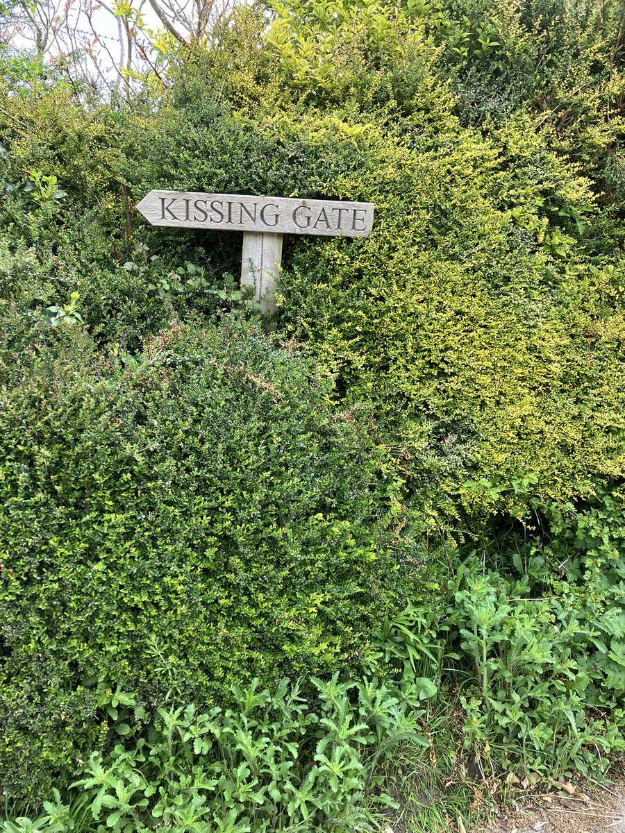 14km in 13degrees and sun just poking through the clouds - my perfect running weather. Love the kissing gate sign - my sister always stops to kiss her partner and has an elderly couple near her who were delighted to find they weren’t the only ones doing this.