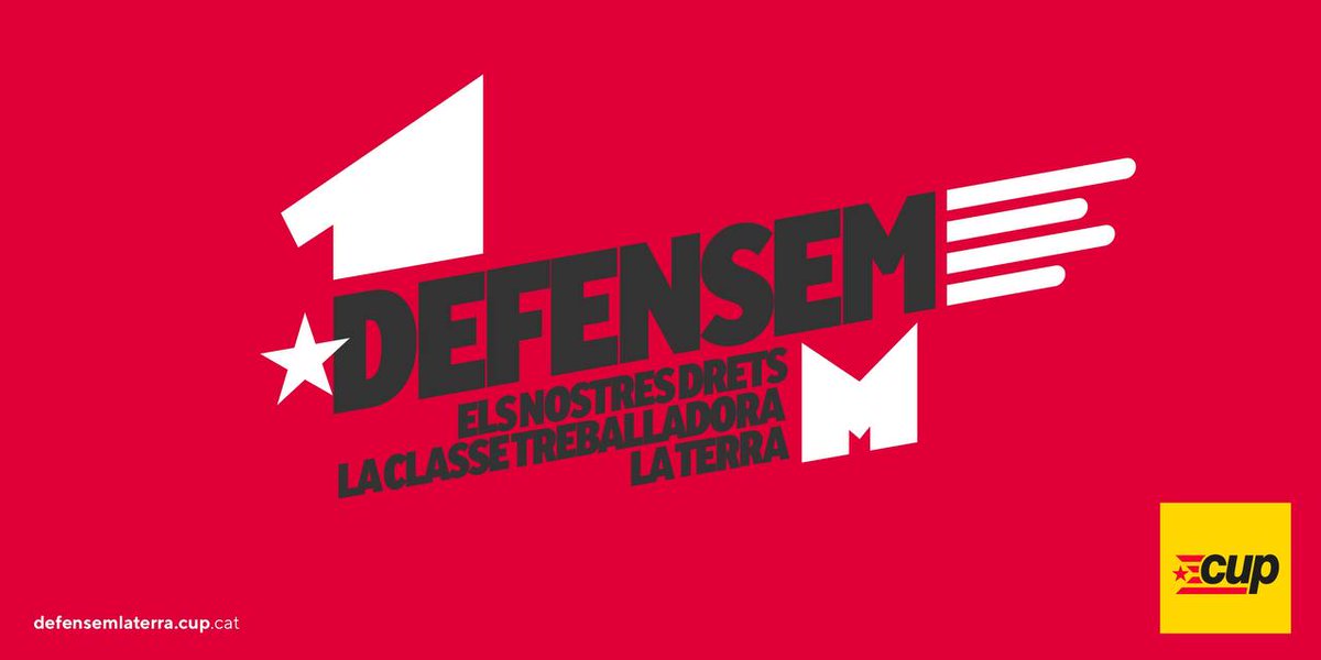 🚩Aquest #1DeMaig defensem els nostres drets, la classe treballadora i la terra! # #DefensemLaTerra ✊