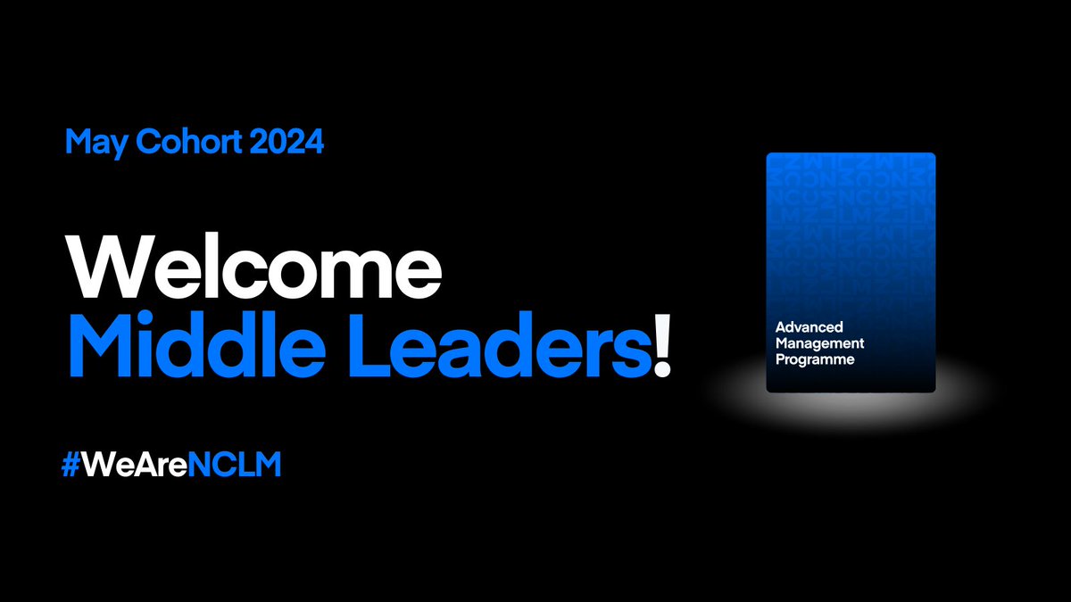 We are delighted to welcome our Middle Leaders on to their First Day of Learning 🙌

We hope you have a brilliant day ahead and are looking forward to seeing what you achieve. 

#WeAreNCLM