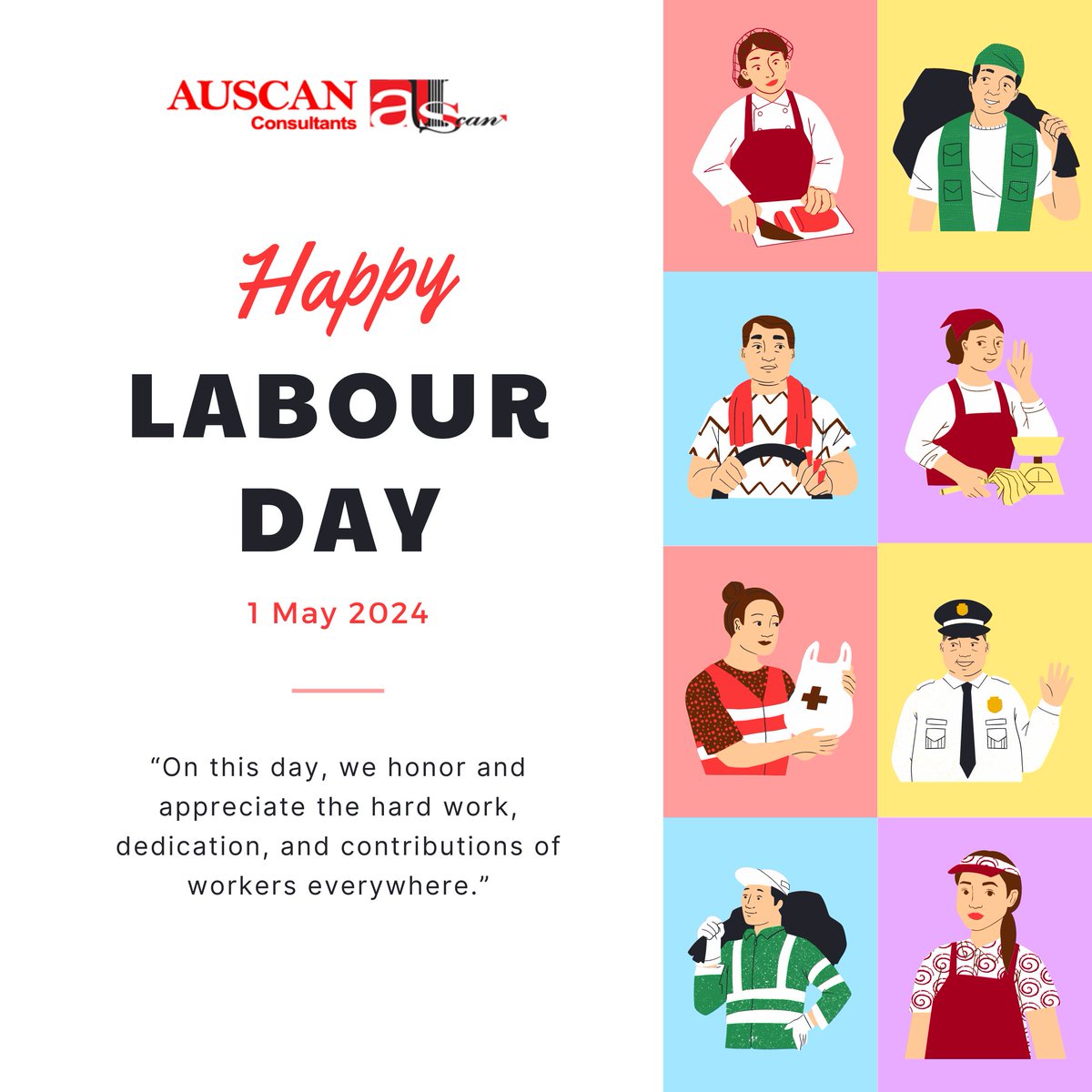 📷 Happy Labor Day
Today, we celebrate the hard work and dedication of every individual contributing to our society. From our team to workers everywhere, thank you for all you do! 📷
#LabourDay2024 #thankyouwork #Auscan #ImmigrateToAustralia #visa #studyinaustralia