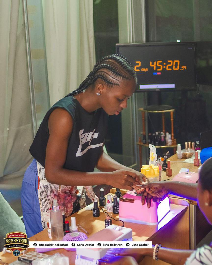 <a href="/Lisha_nailathon/">Lisha Seleme Dachor of Nail-a-thon</a> stepping it in style 
With the tag clothing outfit 💃💃💃

Supporting our own 
Good luck today 

<a href="/jvson_e/">Jvson</a>