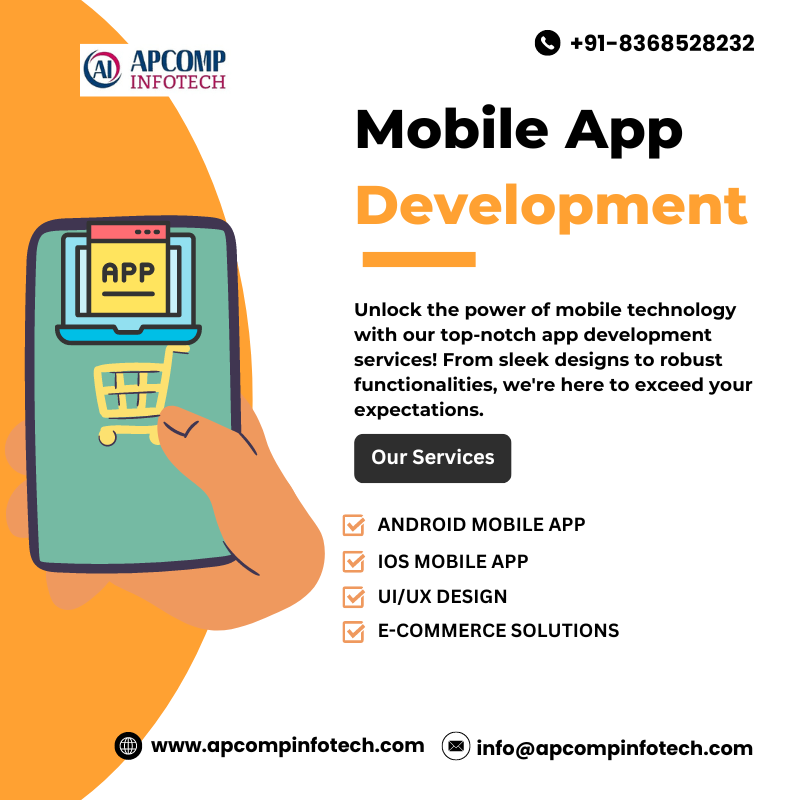 With our team of experienced android and iOS developers give your business wings and make it fly to the endless possibilities of success in mobile world. #mobileapp #ecommece #businessapp #android #ios #webdevelopment #reatnative apcompinfotech.com/web-devlelopme…