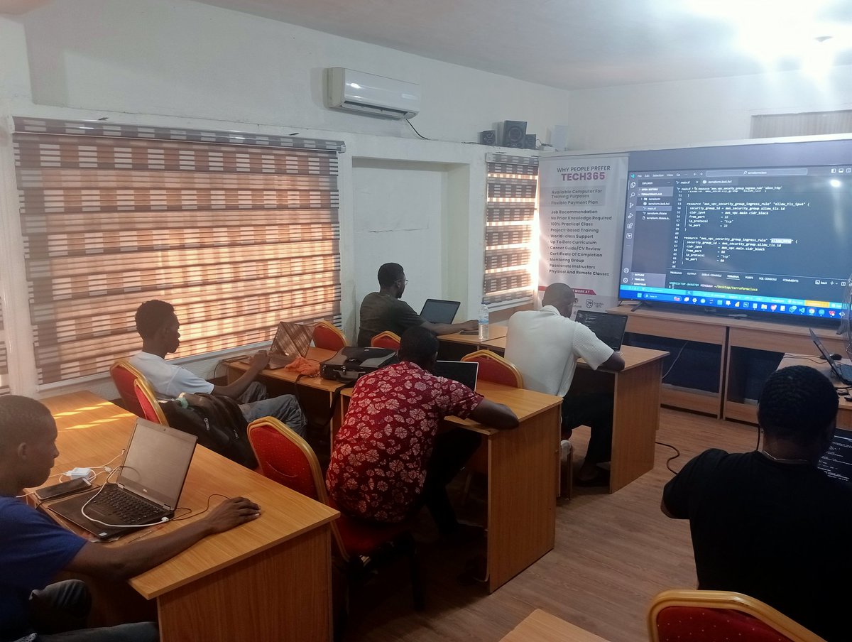 Yesterday, we started how to create INFRASTRUCTURE AS CODE using Terraform at the ongoing DevOps Engineering training at Tech365.
Participants are able to create servers, network and other configuration on cloud platform using code instead of manual setup.
#DevOps #devopsengineer