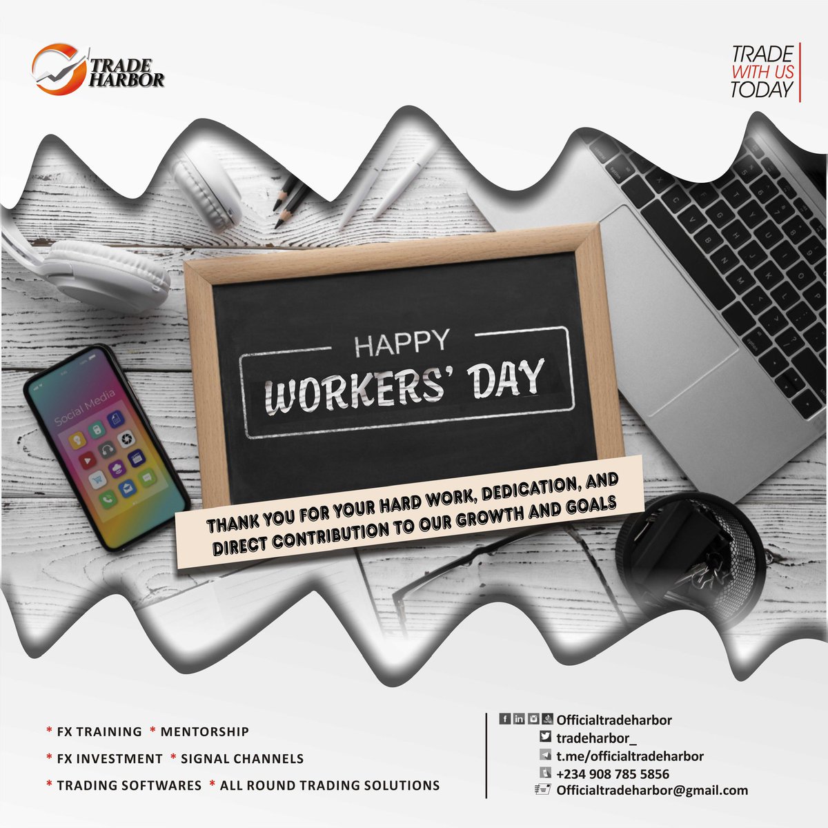 Happy Workers’ Day 🛠️👷‍♀️👷‍♂️

#ForexTrading #CurrencyMarkets #ForexAnalysis #FXSignals #TradingStrategy #ForexNews #CurrencyPairs #FXMarket #TradingTips #ForexCommunity #mayday #workersday