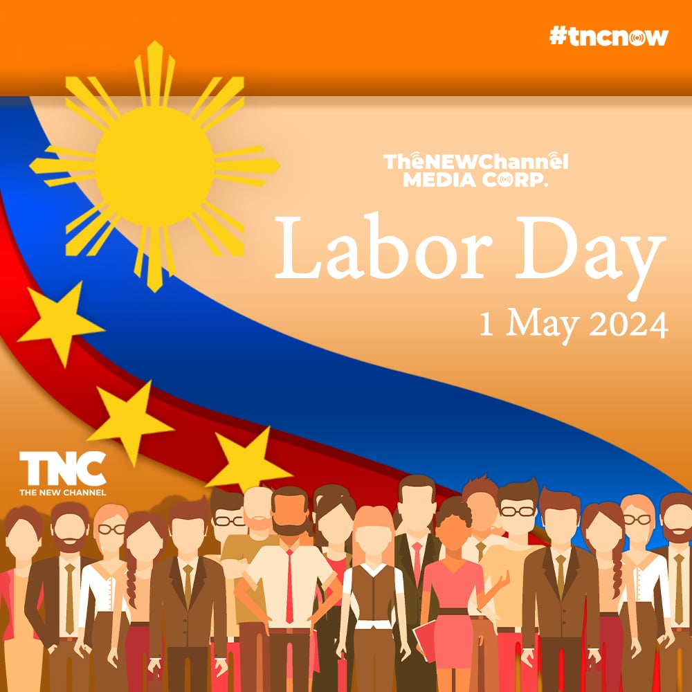 Let's honor and appreciate the contributions of all Filipino workers who keep the Philippines running - Mabuhay ang mga Manggagawa!

Read here
bit.ly/TNCLaborDay2024

#onTNC #TNCnow #LaborDay #LaborDayPhilippines #ArawNgMgaManggagawa #fypシ  #ForYouPage #TNCNow #TheNEWChannel