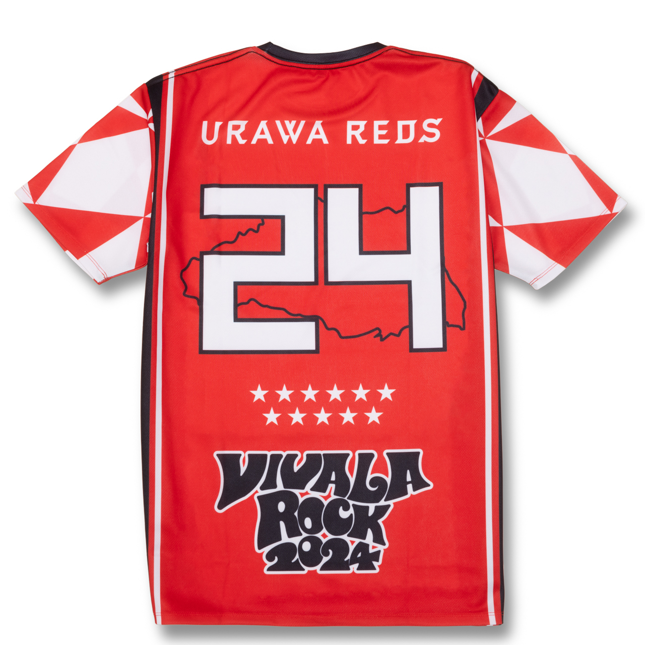 REDS ROCK！2025サッカーシャツ 浦和レッズビバラコラボシャツ