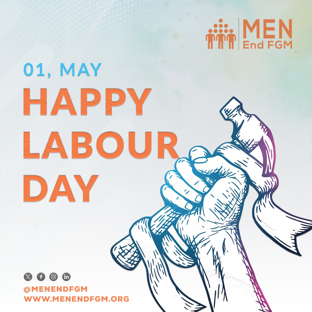 'A labour that restores dignity uplifts society'.
On this #LabourDay, we give it to tireless contributors who empower our communities!
We honour you as we strive towards a more gender-equitable society. #HappyLabourDay 🎉#LabourDay2024 #MenEndFGM